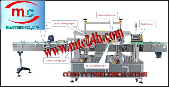 MÁY DÁN NHÃN DECAL 2 MẶT 2 NHÃN CHÍNH 1 NHÃN PHỤ 